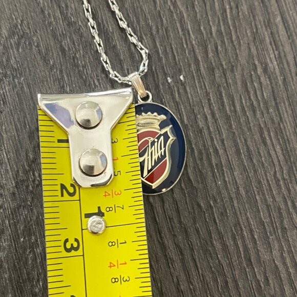 VINTAGE FORD GHIA FIESTA EMBLEM NECKLACE - Picture 7 of 7